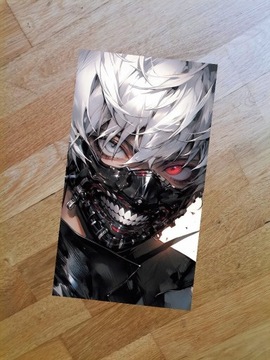 Plakat 21x29cm Tokyo Ghoul anime manga unikat