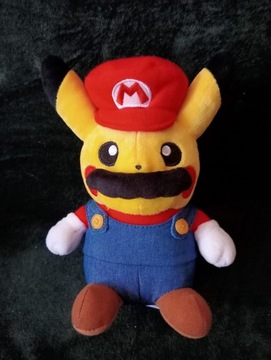 Pikachu Mario maskotka pokemony 