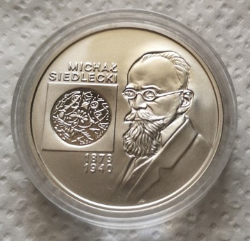 Moneta 10 zł 2001 r. Michał Siedlecki