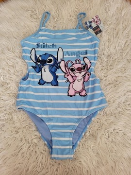 Piękny strój kąpielowy Stitch i lilo 146 10-11 