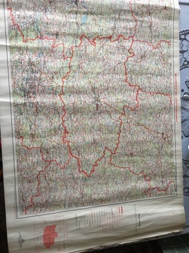 Mapa województwo częstochowskie