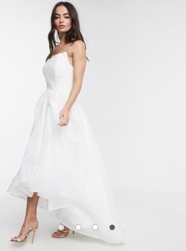 Suknia ślubna Asos Bariano 40 biała jak nowa