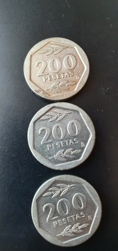 Hiszpania 200 peset 