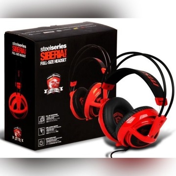 Słuchawki STEELSERIES SIBERIA V2 HEADSET RED DRAG