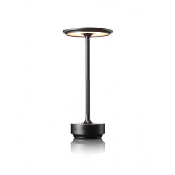 Luxa I bezprzewodowa lampka biurkowa LED, czarna 