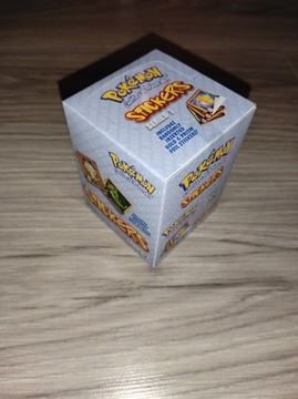 Pokemon artbox naklejki oryginalny box 30 saszetek