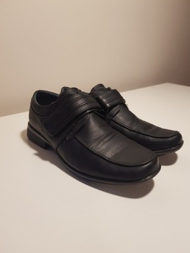 Buty eleganckie czarne chłopięce komunia r.34 