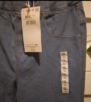 Leginsy jeansowe Reserved  r. 158