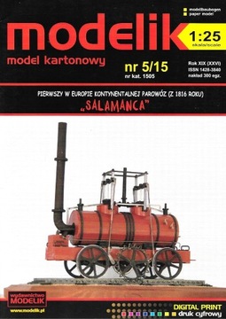 Modelik 5/15 - Parowóz z 1816 roku SALAMANCA 1505