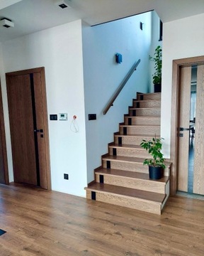 Schody drzwi drewniane