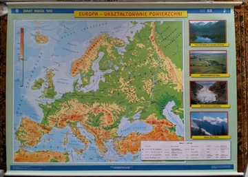 Mapy geograficzne -- geografia, przyroda