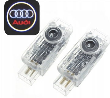 Audi LED projektor,logo A3,A4,A5,A6,A8  kpl 4szt