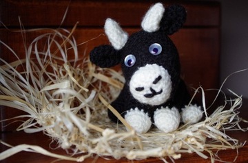 Amigurumi maskotka krówka ręcznie robione 