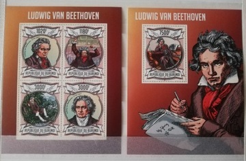 KOMPOZYTORZY- LUDWIG VAN BEETHOVEN *BURUNDI 2013*