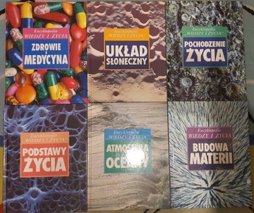 Zestaw 6 książek Encyklopedia Wiedzy i Życia