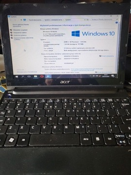 Komputer Acer Aspire One 522 Licytacja BCM