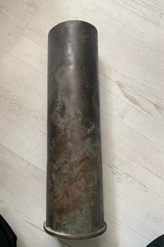 Łuska 105mm sygnowana 1913 rok