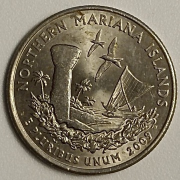 Moneta USA NORTHERN MARIANA ISLANDS 25 CENTÓW 2009