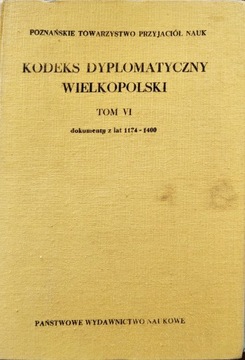 Kodeks Dyplomatyczny Wielkopolski t. 6