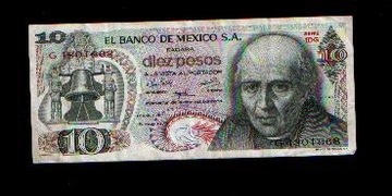 10   Pesos  Meksyk