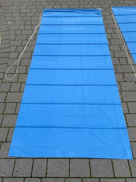 Roleta rzymka Padva 110x250cm niebieska sufitowa