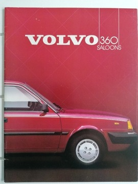 Prospekt  Volvo 360 Saloons 1985 . UNIKAT