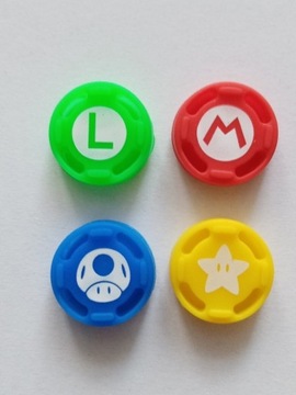 Nakładki gumki Mario na analogi Nintendo switch 