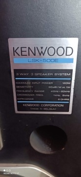 Głośniki kolumny kenwood 120w