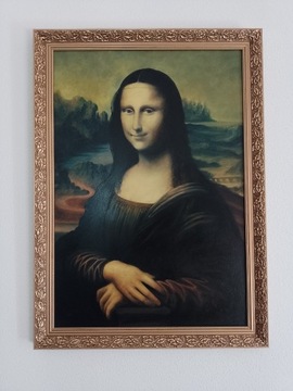 Mona Lisa, Leonardo da Vinci, olej na płycie 