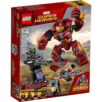 LEGO SUPER HEROES 76104 Walka w Hulkbusterze 