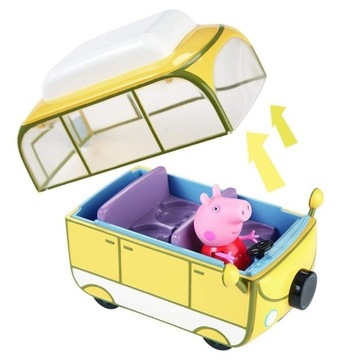 Świnka peppa pig camper pojazd figurki