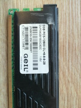 GEIL 4GB(2X2)DDR3 PC-12800-1600MHz DUAL