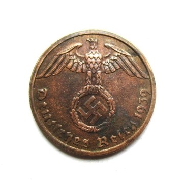 1 Pfennig 1939 r. A.  Niemcy