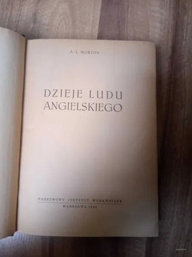 "Dzieje ludu angielskiego" Morton