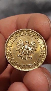 5 zł złotych 1977 r.  mennicza  IDEAŁ, z rolki