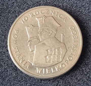 100 zł 70 Rocznica Powstania Wielkopolskiego 1988r