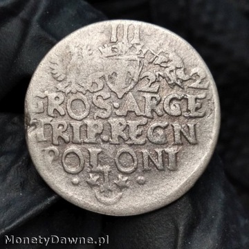 trojak 1622, Kraków, podwójna korona