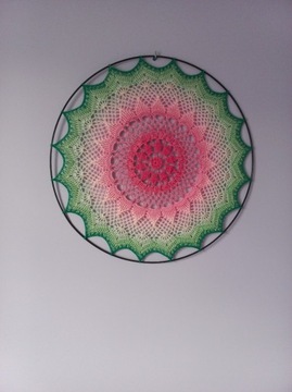 Mandala szydełkowa 40 cm