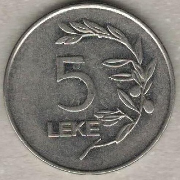 Albania 5 leke leków 2000