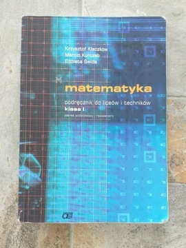 matematyka klasa 1, podręcznik 