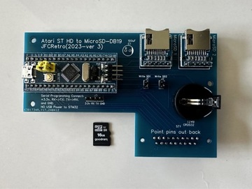 ACSI2STM emulator HDD Atari ST + karta microSD 16Gb