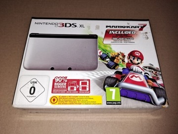 Konsola Nintendo 3DS XL Limitowana Mario Kart 7 (Brak Gry w Zestawie!)