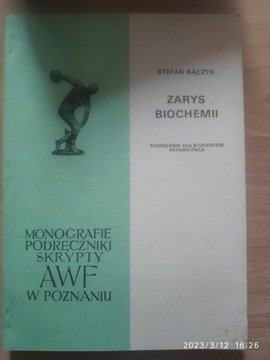 Stefan Bączyk: Zarys biochemii