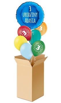 Balony z helem na urodziny - Twój nadruk!