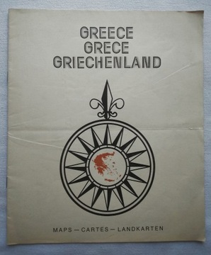 GREECE GRECE GRIECHENLAND MAPS c. 1975