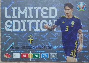 UEFA EURO 2020 KARTA LIMITED EDITION V.LINDELOF