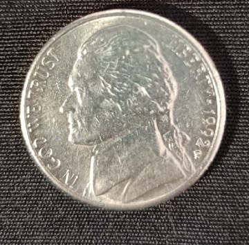 United States 1992 Five Cents 