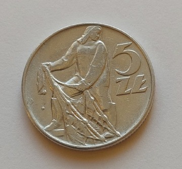 5 złotych 1974 - Rybak