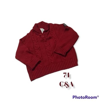 Sweter chłopięcy C&A 74