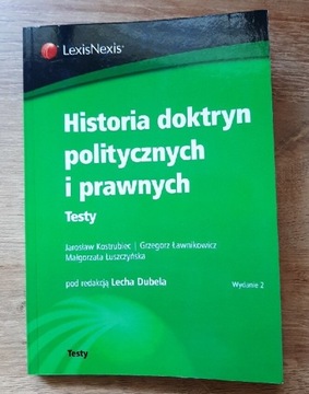 Historia doktryn politycznych i prawnych. Testy